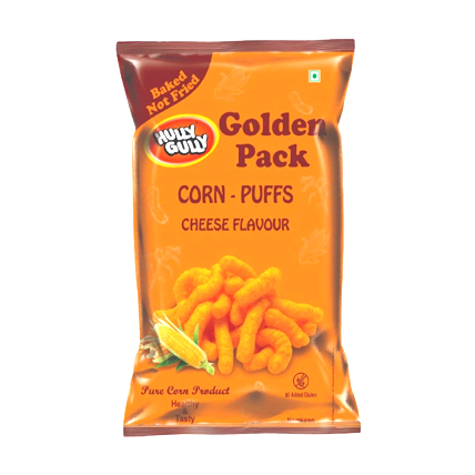 Hully Gully Snacks Corn Puff Cheese Flavour